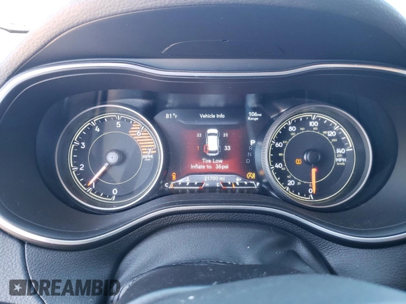 2021 Jeep Cherokee 80th Anniversary with VIN 1C4PJMMN3MD180906, listed as a Copart auction lot 48203433 with 21,700 mi miles and . Bid and sale history available at DreamBid. Image 9.
