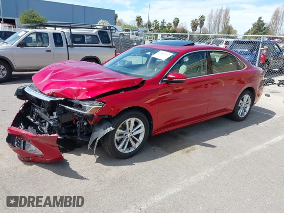 2020 Volkswagen Passat SE with VIN 1VWWA7A38LC003088, listed as a IAAI auction lot 42014412 with 47,522 mi miles and . Bid and sale history available at DreamBid. Image 17.