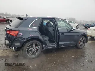 2018 Audi SQ5 Prestige with VIN WA1C4AFY9J2055843, listed as a Copart auction lot 84632594 with 46,838 mi miles and Salvage Title. Bid and sale history available at DreamBid. Image 3.