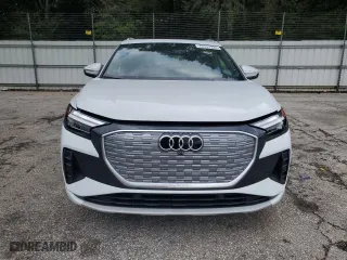 2023 Audi Q4 e-tron Premium Plus with VIN WA1BCBFZ3PP014326, listed as a Copart auction lot 72747334 with 12,398 mi miles and Salvage Title. Bid and sale history available at carsss.com. Image 5.
