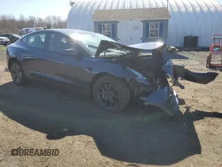 2023 Tesla Model 3 с VIN 5YJ3E1EA9PF569611, выставлен на аукционе Copart как лот 53148505 с пробегом 60 379 миль миль и Списание • Salvage title. История ставок и продаж доступна на DreamBid. Изображение 4.
