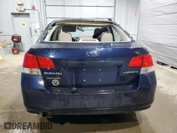 2013 Subaru Legacy 2.5i with VIN 4S3BMAA60D1026362, listed as a Copart auction lot 52607685 with Not provided miles and Salvage title. Bid and sale history available at DreamBid. Image 6.