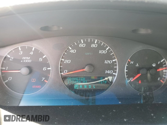 2012 Chevrolet Impala LTZ with VIN 2G1WC5E37C1291499, listed as a Copart auction lot 50063664 with 173,454 mi miles and Salvage Title. Bid and sale history available at DreamBid. Image 9.