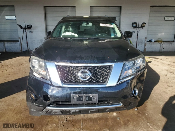 2014 Nissan Pathfinder Platinum with VIN 5N1AR2MM5EC646445, listed as a Copart auction lot 45876525 with 81,405 mi miles and Clean Title. Bid and sale history available at carsss.com. Image 5.