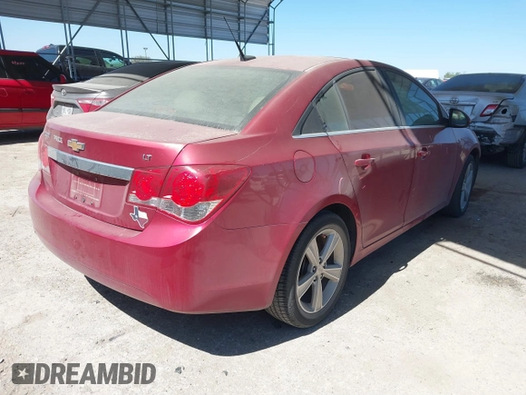 2012 Chevrolet Cruze LT w/2LT with VIN 1G1PG5SCXC7130838, listed as a IAAI auction lot 41828319 with 131,637 mi miles. Bid and sale history available at carsss.com. Image 4.