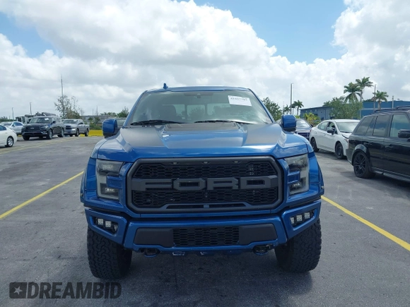 2019 Ford F-150 Raptor with VIN 1FTFW1RG7KFC85441, listed as a IAAI auction lot 41957705 with 16,400 mi miles. Bid and sale history available at carsss.com. Image 12.