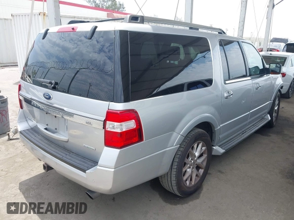 2017 Ford Expedition Max Limited z VIN 1FMJK1KT7HEA19683, wystawiony jako IAAI lot #42417196 z przebiegiem 132 525 mil mil oraz . Historia ofert i sprzedaży dostępna na DreamBid. Obrazek 4.