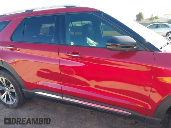 2020 Ford Explorer Platinum with VIN 1FM5K8HCXLGA82209, listed as a IAAI auction lot 41823764 with 52,016 mi miles. Bid and sale history available at carsss.com. Image 14.
