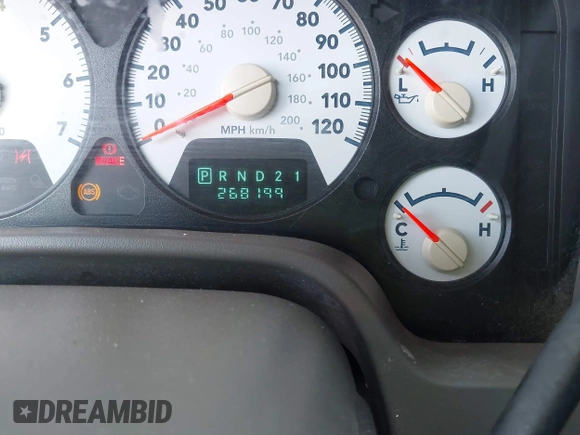 2006 Dodge 1500 SLT with VIN 3D7KR19D26G206859, listed as a IAAI auction lot 41983903 with 268,199 mi miles and . Bid and sale history available at DreamBid. Image 7.