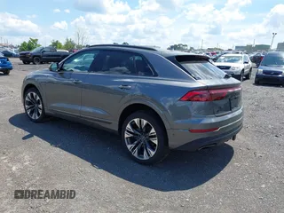 2024 Audi Q8 Premium Plus с VIN WA1BVBF19RD019586, выставлен на аукционе IAAI как лот 42746554 с пробегом 9 377 миль миль и . История ставок и продаж доступна на DreamBid. Изображение 3.