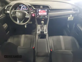 2019 Honda Civic Sport with VIN 2HGFC2F85KH590674, listed as a Copart auction lot 54452595 with 12,610 mi miles and Salvage Title. Bid and sale history available at DreamBid. Image 8.