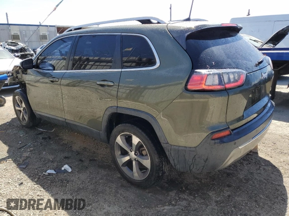 2019 Jeep Cherokee Limited with VIN 1C4PJLDB5KD357078, listed as a Copart auction lot 52715155 with 107,912 mi miles and Salvage title. Bid and sale history available at DreamBid. Image 2.