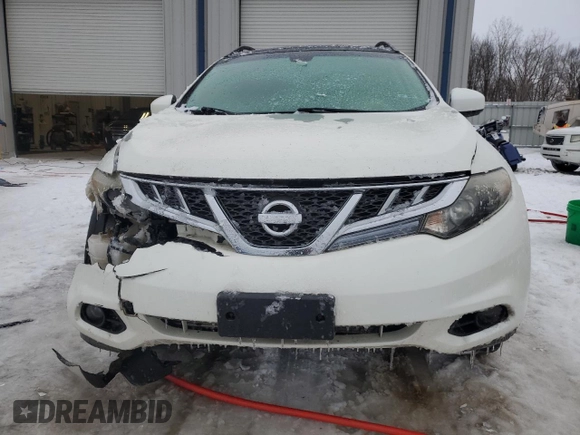 2013 Nissan Murano SV with VIN JN8AZ1MW0DW320585, listed as a Copart auction lot 45122655 with 167,494 mi miles and Clean Title. Bid and sale history available at carsss.com. Image 5.