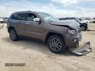 2020 Jeep Grand Cherokee Limited with VIN 1C4RJFBG7LC122696, listed as a Copart auction lot 55176195 with 12,144 mi miles and Salvage title. Bid and sale history available at DreamBid. Image 4.