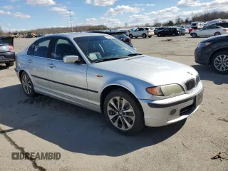 2004 BMW 3 Series 330xi with VIN WBAEW53444PG11808, listed as a Copart auction lot 47438665 with 145,210 mi miles and Salvage Title. Bid and sale history available at carsss.com. Image 4.