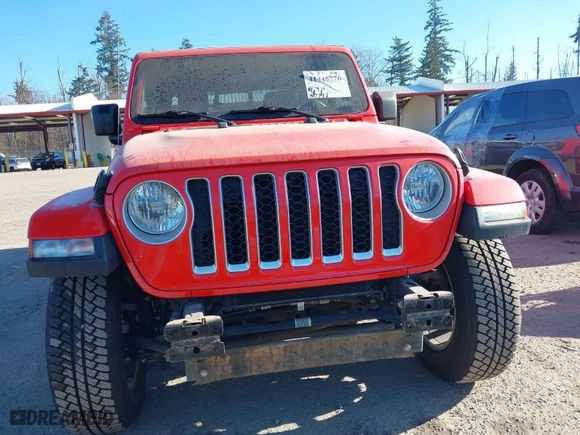 2022 Jeep Gladiator Overland with VIN 1C6HJTFG0NL183144, listed as a IAAI auction lot 41445776 with 50,797 mi miles. Bid and sale history available at carsss.com. Image 13.