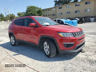 2019 Jeep Compass Latitude with VIN 3C4NJCBB0KT646602, listed as a Copart auction lot 50365015 with 50,782 mi miles and Non Repairable. Bid and sale history available at DreamBid. Image 4.