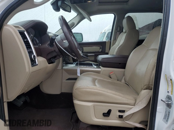 2015 Ram 2500 Laramie with VIN 3C6UR5FJ9FG576962, listed as a Copart auction lot 87035054 with 12,825 mi miles and Salvage Title. Bid and sale history available at carsss.com. Image 7.