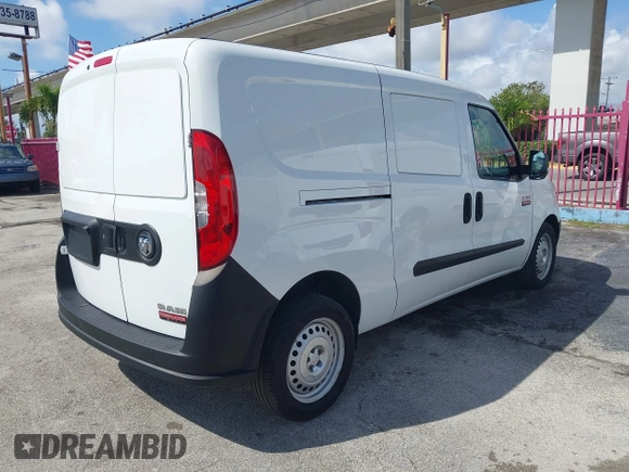 2019 Ram ProMaster City Cargo Tradesman z VIN ZFBHRFAB8K6M89858, wystawiony jako IAAI lot #41930701 z przebiegiem 85 486 mil mil oraz . Historia ofert i sprzedaży dostępna na DreamBid. Obrazek 4.