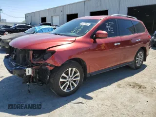 2015 Nissan Pathfinder SV z VIN 5N1AR2MN8FC648121, wystawiony jako Copart lot #48526544 z przebiegiem 109 783 mil mil oraz Szkoda całkowita • Salvage title. Historia ofert i sprzedaży dostępna na DreamBid. Obrazek 1.
