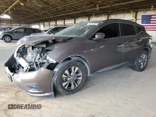 2018 Nissan Murano SV z VIN 5N1AZ2MH0JN155606, wystawiony jako Copart lot #51751415 z przebiegiem 175 301 mil mil oraz Szkoda całkowita • Salvage title. Historia ofert i sprzedaży dostępna na DreamBid. Obrazek 1.