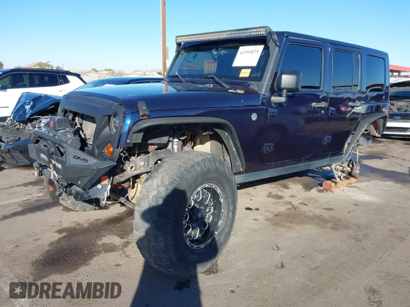 2008 Jeep Wrangler Unlimited Rubicon with VIN 1J8GA69158L616452, listed as a IAAI auction lot 41391875 with 91,143 mi miles and . Bid and sale history available at DreamBid. Image 18.