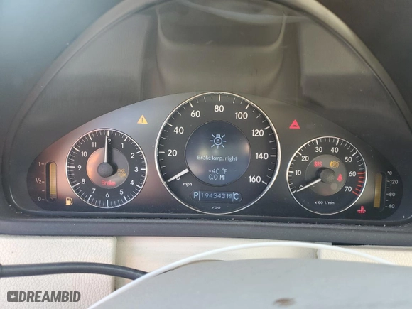2005 Mercedes-Benz CLK-Class 5.0L with VIN WDBTJ75J95F147182, listed as a Copart auction lot 89086525 with 194,343 mi miles and Clean Title. Bid and sale history available at carsss.com. Image 9.
