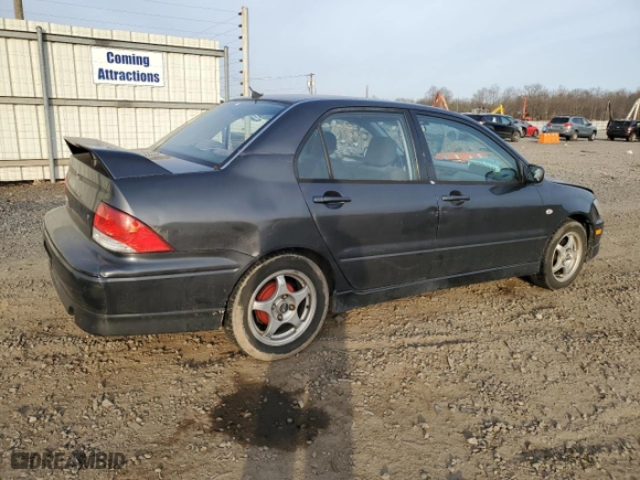2003 Mitsubishi Lancer OZ-Rally with VIN JA3AJ86E83U050773, listed as a Copart auction lot 47749265 with 195,801 mi miles and Salvage Title. Bid and sale history available at carsss.com. Image 3.