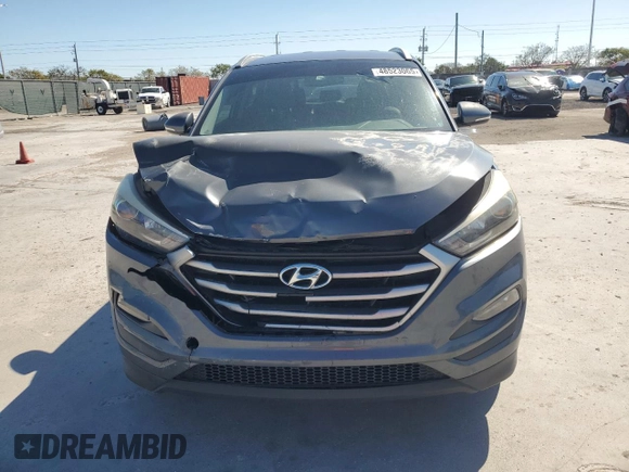 2018 Hyundai Tucson SEL Plus with VIN KM8J33A46JU714333, listed as a Copart auction lot 48523065 with 123,178 mi miles and Salvage Title. Bid and sale history available at carsss.com. Image 5.