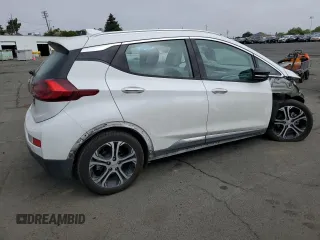 2021 Chevrolet Bolt EV Premier with VIN 1G1FZ6S04M4106586, listed as a Copart auction lot 54701745 with 72,686 mi miles and Salvage title. Bid and sale history available at DreamBid. Image 3.