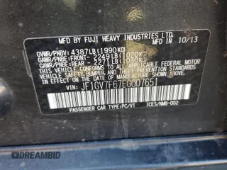 2014 Subaru Impreza Sedan WRX WRX with VIN JF1GV7F67EG007651, listed as a Copart auction lot 73977284 with 101,924 mi miles and Clean Title. Bid and sale history available at carsss.com. Image 12.