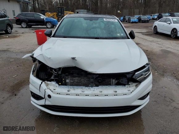 2019 Volkswagen Jetta S with VIN 3VWC57BU1KM098606, listed as a Copart auction lot 86395754 with 48,860 mi miles and Salvage Title. Bid and sale history available at carsss.com. Image 5.