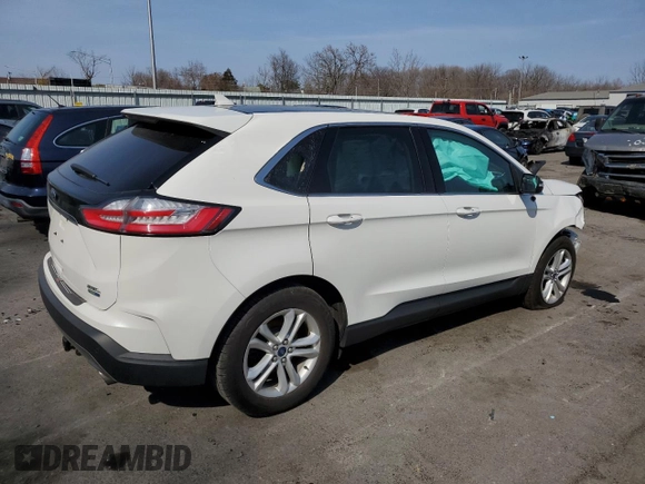 2020 Ford Edge SEL with VIN 2FMPK4J99LBA02373, listed as a Copart auction lot 49081175 with 82,158 mi miles and Salvage Title. Bid and sale history available at carsss.com. Image 3.
