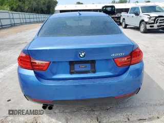 2014 BMW 4 Series 428i with VIN WBA3N3C55EK230214, listed as a Copart auction lot 56896865 with 77,024 mi miles and Salvage title. Bid and sale history available at DreamBid. Image 6.