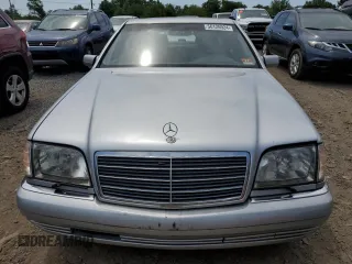 1999 Mercedes-Benz S-Class with VIN WDBGA51G3XA431682, listed as a Copart auction lot 56126924 with 0 mi miles and Salvage Title. Bid and sale history available at carsss.com. Image 5.