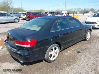 2006 Hyundai Sonata GLS with VIN 5NPEU46F06H076004, listed as a IAAI auction lot 42048090 with 244,220 mi miles. Bid and sale history available at carsss.com. Image 4.