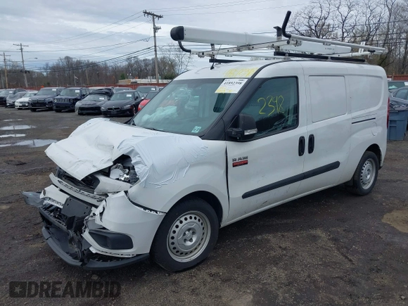 2022 Ram ProMaster City Cargo Tradesman with VIN ZFBHRFAB4N6X34692, listed as a IAAI auction lot 41892398 with 54,507 mi miles. Bid and sale history available at carsss.com. Image 18.