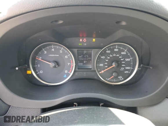 2015 Subaru Impreza with VIN JF1GJAA69FH002687, listed as a Copart auction lot 60653395 with 106,054 mi miles and Salvage title. Bid and sale history available at DreamBid. Image 9.