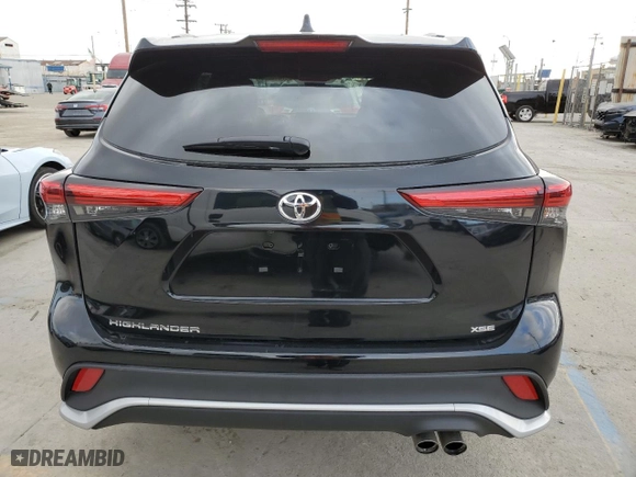 2023 Toyota Highlander L with VIN 5TDKDRAH5PS520675, listed as a Copart auction lot 47816885 with 15,397 mi miles and Salvage Title. Bid and sale history available at carsss.com. Image 6.
