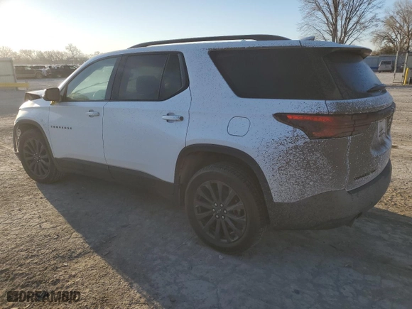 2023 Chevrolet Traverse RS with VIN 1GNEVJKW4PJ188743, listed as a Copart auction lot 48195025 with 148,014 mi miles and Salvage Title. Bid and sale history available at carsss.com. Image 2.