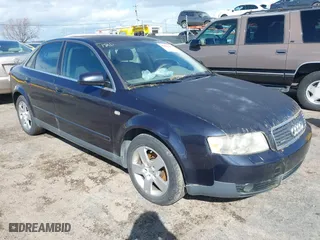 2003 Audi A4 3.0L with VIN WAULT68E03A183189, listed as a IAAI auction lot 41806445 with 1 mi miles. Bid and sale history available at carsss.com. Image 1.