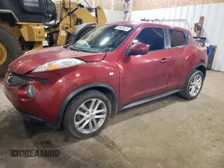 2012 Nissan Juke SL z VIN JN8AF5MV7CT113151, wystawiony jako Copart lot #58424575 z przebiegiem Nie podano mil oraz Szkoda całkowita • Salvage title. Historia ofert i sprzedaży dostępna na DreamBid. Obrazek 1.
