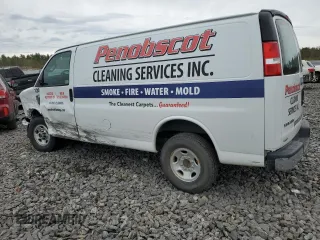 2019 GMC Savana Cargo Van with VIN 1GTW7AFPXK1319936, listed as a Copart auction lot 53840914 with 54,065 mi miles and Salvage Title. Bid and sale history available at carsss.com. Image 2.