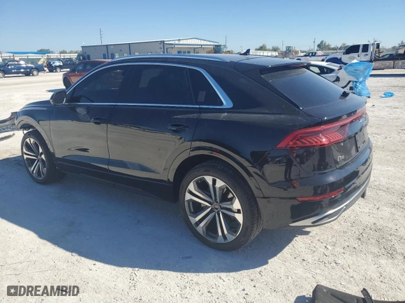 2021 Audi Q8 Prestige with VIN WA1CVAF16MD028995, listed as a Copart auction lot 48375315 with 26,720 mi miles and Salvage Title. Bid and sale history available at carsss.com. Image 2.
