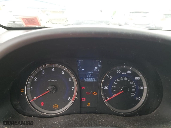 2012 Hyundai Accent GS with VIN KMHCT5AE8CU036927, listed as a Copart auction lot 45079455 with 126,865 mi miles and Non Repairable. Bid and sale history available at carsss.com. Image 9.