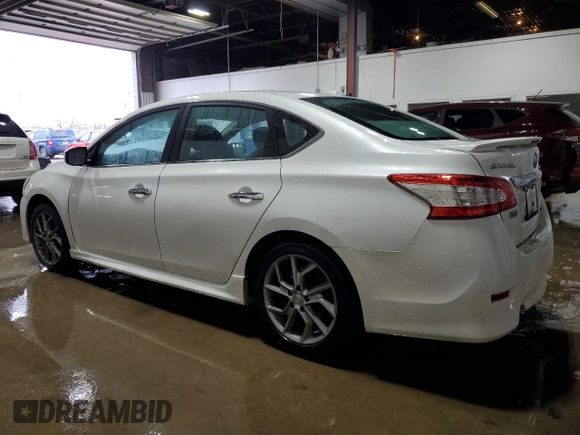 2013 Nissan Sentra S with VIN 3N1AB7APXDL709856, listed as a Copart auction lot 48317025 with 172,603 mi miles and Salvage Title. Bid and sale history available at DreamBid. Image 2.