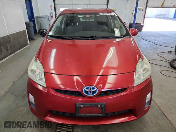 2010 Toyota Prius II z VIN JTDKN3DUXA0165578, wystawiony jako Copart lot #59407125 z przebiegiem 63 688 mil mil oraz Szkoda całkowita • Salvage title. Historia ofert i sprzedaży dostępna na DreamBid. Obrazek 5.