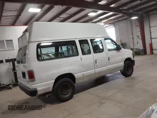 2008 Ford Econoline Cargo Commercial with VIN 1FTNE24W08DB58117, listed as a IAAI auction lot 41794228 with 217,648 mi miles and . Bid and sale history available at carsss.com. Image 4.