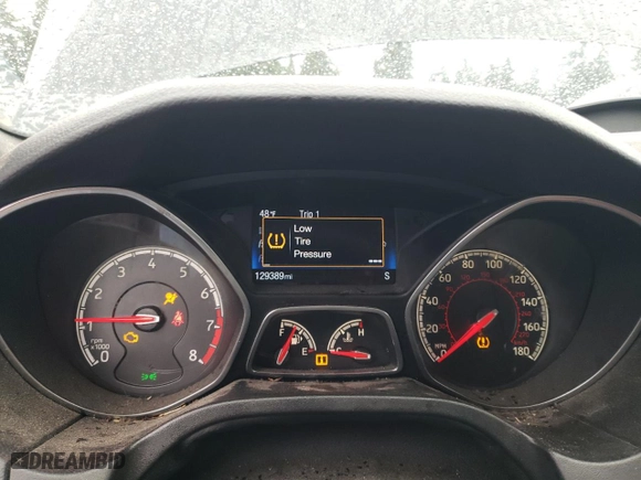 2017 Ford Focus ST with VIN 1FADP3L90HL317446, listed as a Copart auction lot 86165304 with 129,389 mi miles and Salvage Title. Bid and sale history available at carsss.com. Image 9.