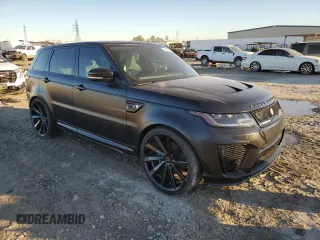 2021 Land Rover Range Rover Sport SVR with VIN SALWZ2RE5MA780919, listed as a Copart auction lot 84604744 with 36,867 mi miles and Salvage Title. Bid and sale history available at DreamBid. Image 4.